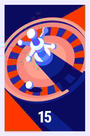 Make 15 Live Casino bets