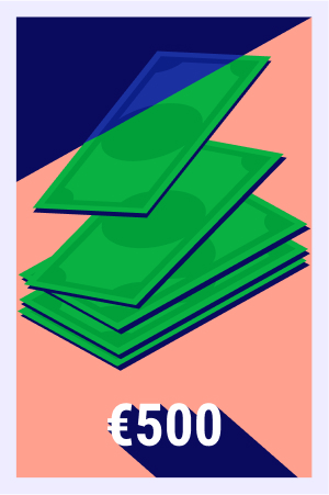 Make €500 deposit