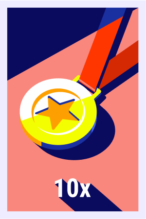 Win with x10 multiplier