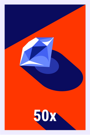 Win 50 times in casino