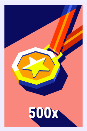 Win with x500 multiplier
