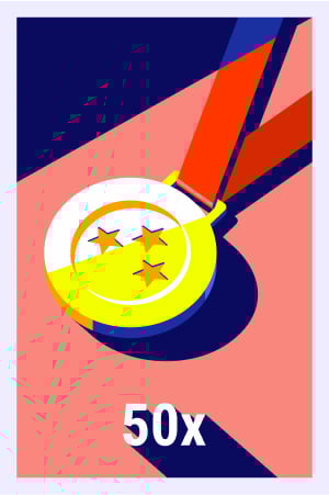 Win with x50 multiplier