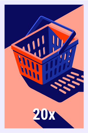 Make 20 shop purchases