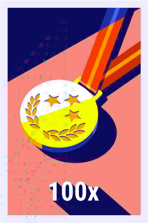 Win with x100 multiplier