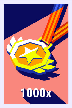 Win with x1000 multiplier